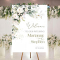Personalized Welcome To Our Wedding Sign, Wedding Decorations, Flowers Wedding by Custom