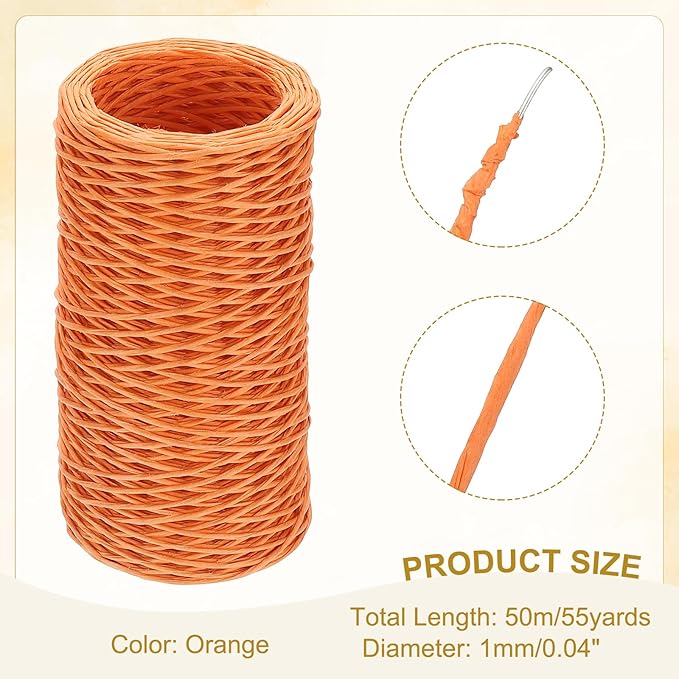 uxcell 164 Feet Floral Wire, 1mm Vine Bind Wire - Image 2