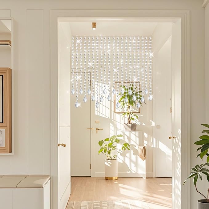 10 PCS Crystal Garland Strands, 33ft Hanging Crystal Strings - Image 8