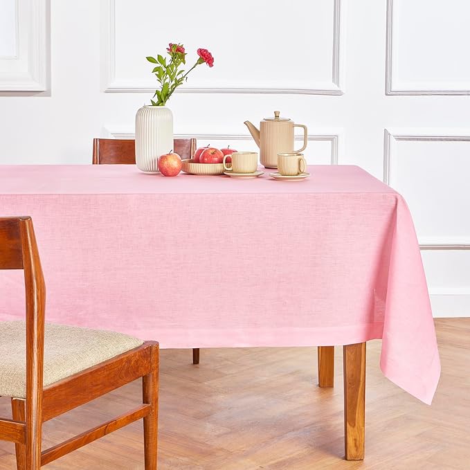 Solino Home Linen Tablecloth for Rectangle Tables 60 x 144 Inch by SolinoHome