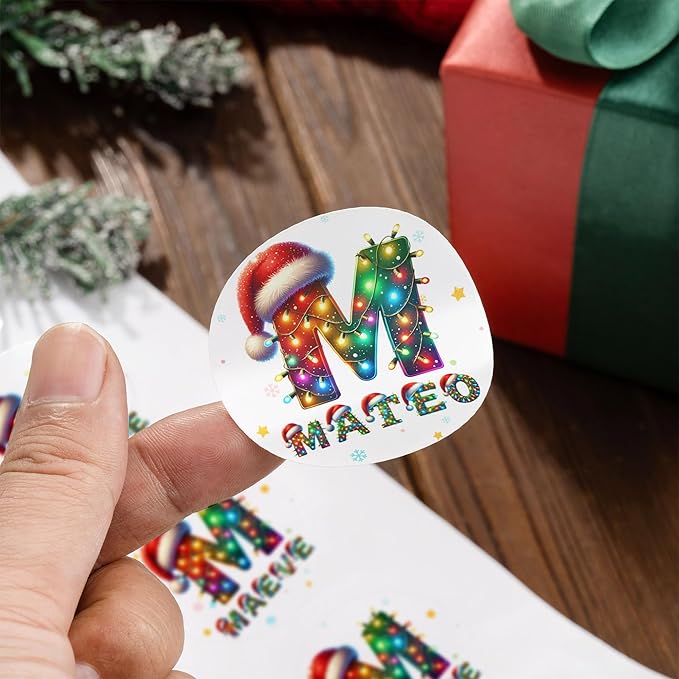 Personalized Christmas Stickers - Image 7