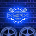 Custom Garage Neon Sign for Wall Decor, Personalized LED Garage Name Signs for by MiMaikNeonSign