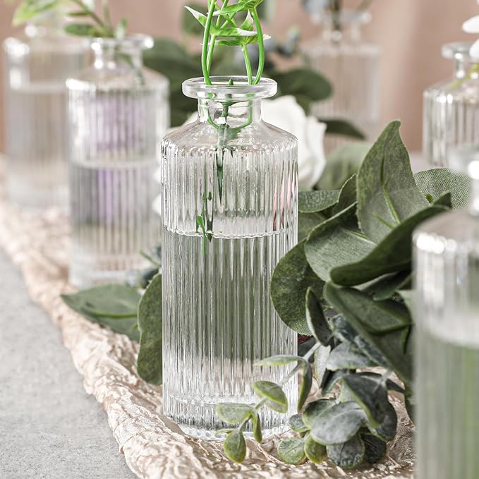 Glass Bud Vases Set of 20, Living Bud Vases, Small Bud Vase in Bulk, Mini - Image 6