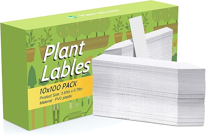 Kensizer 1000 Pcs 4 Inches Plastic Waterproof Plant Labels by Kensizer