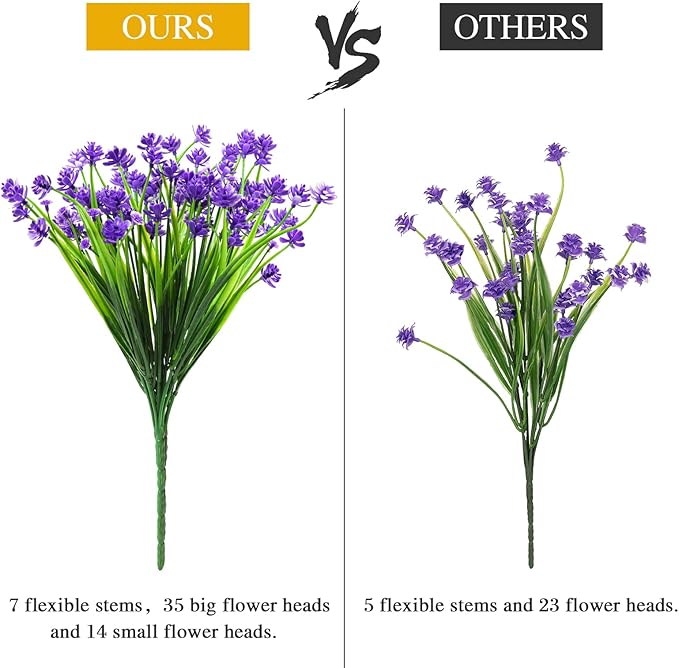 AmyHomie 20 Bundles Artificial Flowers - Image 3