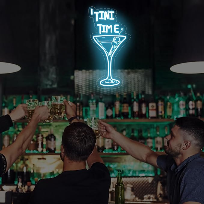 Tini Time LED Neon Sign, Martini Neon Sign - Image 8