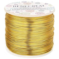 BENECREAT 9 10 12 15 17 18 20 Gauge Gold Aluminum Wire Anodized Jewelry Craft by BENECREAT