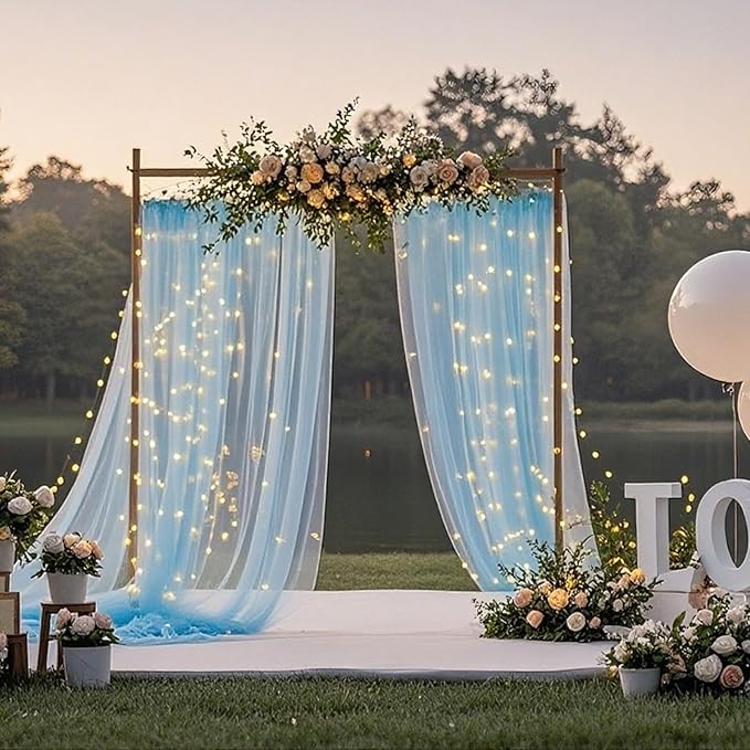 10×10ft Tulle Backdrop Curtains - Image 7