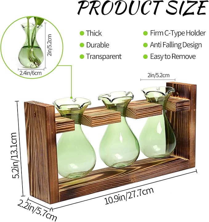 Plant Propagation Station Plant Terrarium Unique Birthday Gifts - Image 3