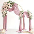 Wedding Arch Draping Fabric 29" x 19Ft Sheer Drapes by IONTACH