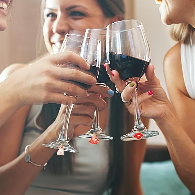 SANNIX 24pcs Wine Glass Charms - Image 6