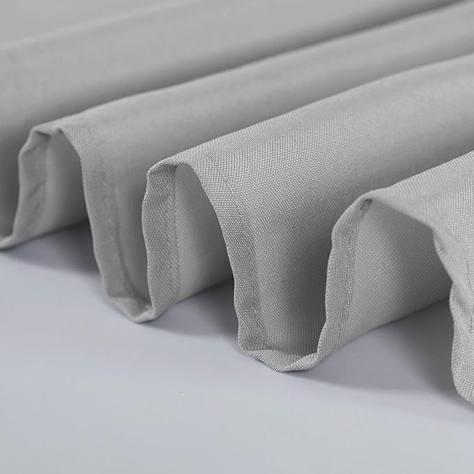 108 inch Round Tablecloth Washable Polyester Table Cloth Decorative Table Cover - Image 5