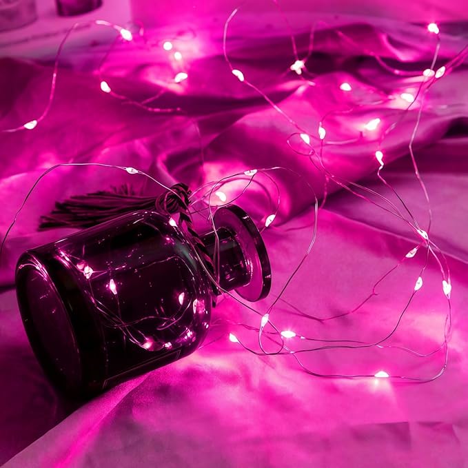 WATERGLIDE 12 Pack Fairy Lights Battery Operated, 7 ft 20 LED Mini String Lights - Image 4