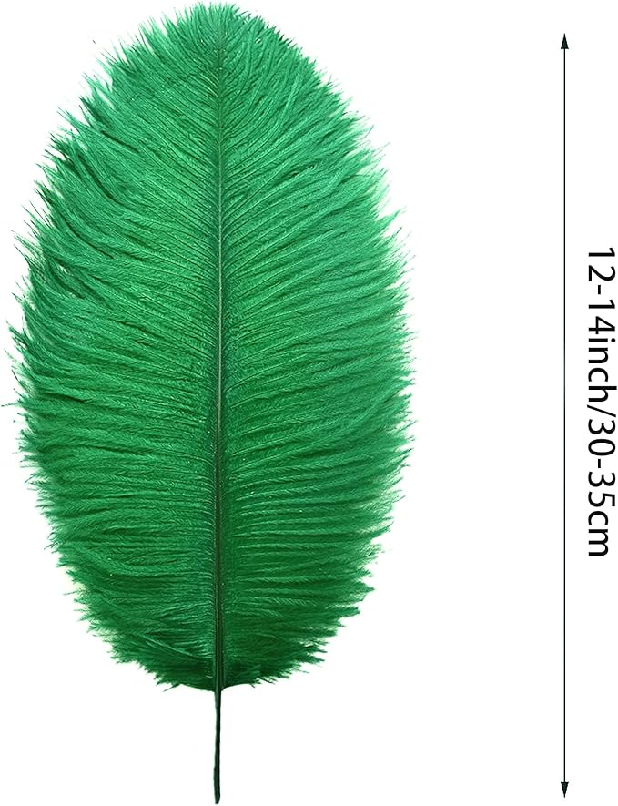 Ballinger Green Large Ostrich Feathers - Image 4