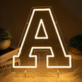 Light Up Letters A, Led Marquee Letter Lights Neon Sign, 13.9" Height by MissAudrey