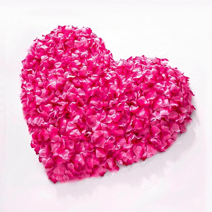 1000Pieces Rose Petals, Artificial Flower Petals Fake Rose Petals by Pyrrhiax