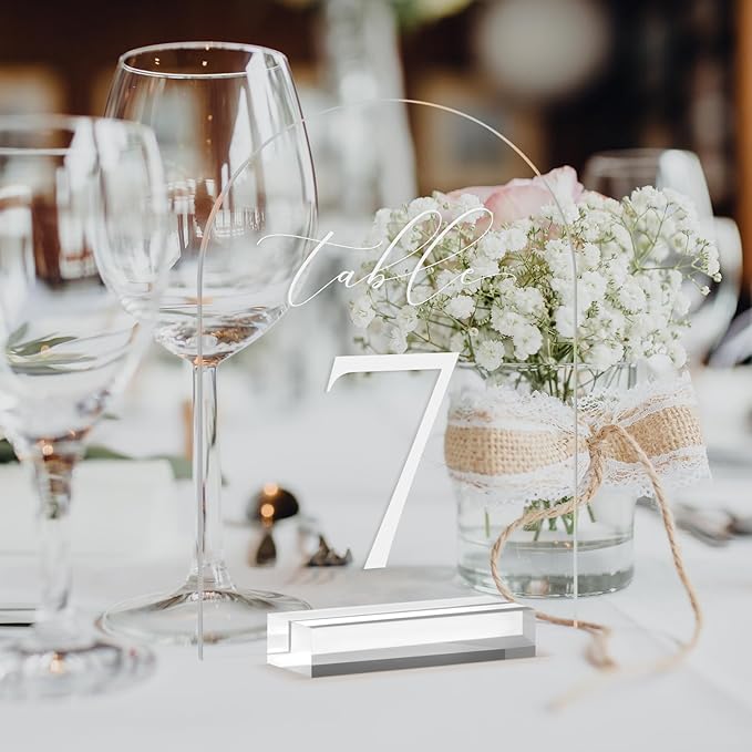 JINMURY Clear Arch Table Numbers - Image 5