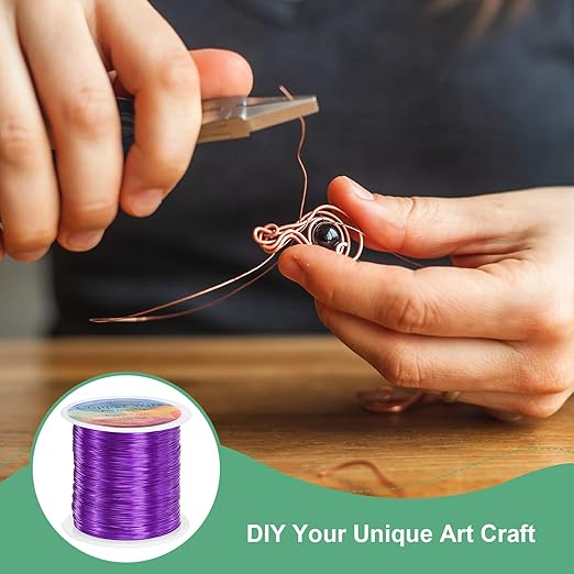 0.4mm Jewelry Wire, 26 Gauge 328FT Craft Wire Copper Beading Wire - Image 4