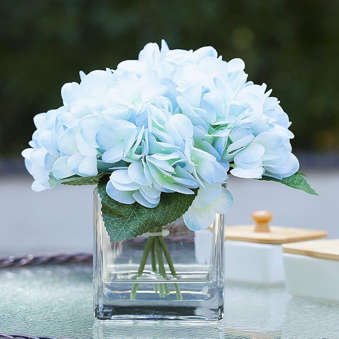 Enova Floral Cube Glass Vase - Image 3