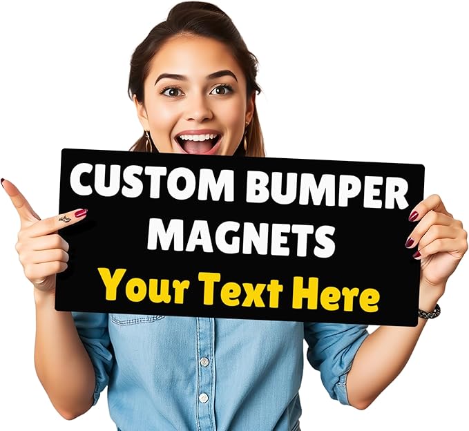 Customizable Magnet Bumper Design Your Own Custom Magnet Multiple Size and by MyHappyCustomizedGifts