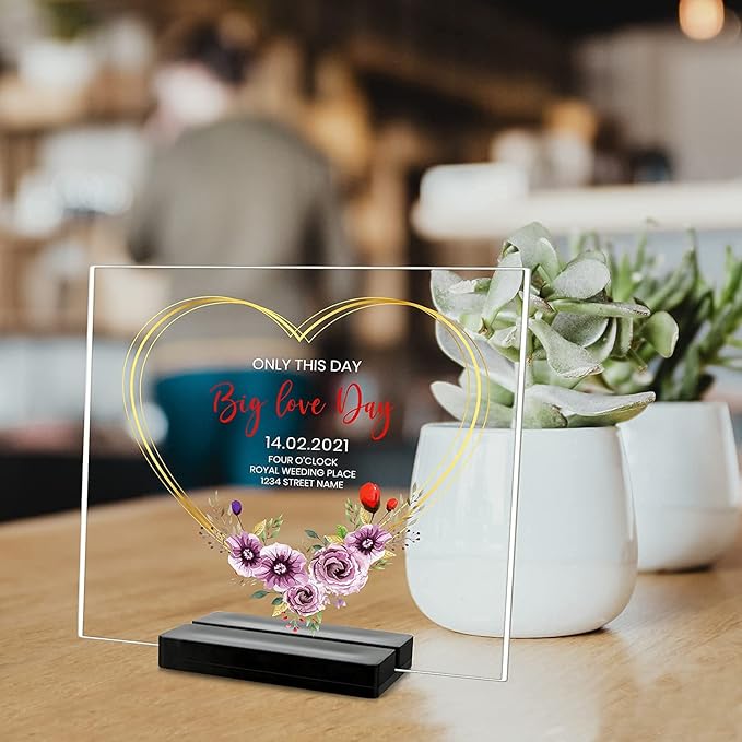 Acrylic Sign Stand | Wedding Sign Holdes, Acrylic Sign Stand - Image 6