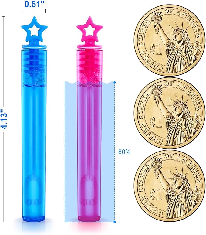 SpringFlower 400 PCS Mini Bubble Wand, Bubble Bulk - Image 4