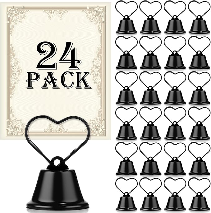 24 Pcs Table Number Holders Place Card Holders by MotiMind
