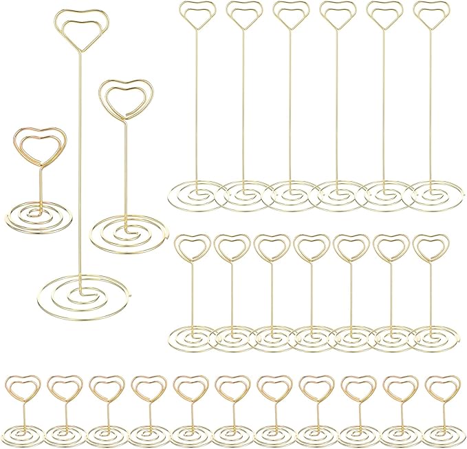 MAQUITA 36pcs Place Card Holder, Table Number Holders, Table Card Holders by MAQUITA