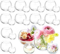 24 Pack Glass Bubble Vases, Small flower bud vases bulk, 2.6"W x2.2"H Set of 12 by Etolies