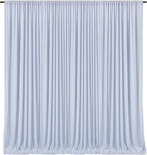 10 x 7 Feet Purple Gray Backdrop Curtain by ZEBMOON