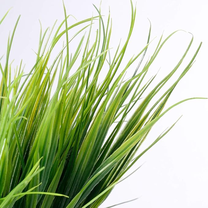 12 Bundles Artificial Grasses Outdoor UV Resistant Fake Grass No Fade Faux - Image 6
