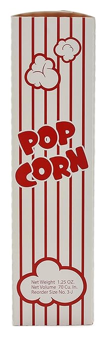 Snappy 3J Red & White Striped Close Top Popcorn Boxes - Image 3