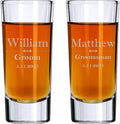 Custom Engraved Shot Glass – 2oz Tall Clear Glass – Personalized Gift by BlueRidgeMountainGifts