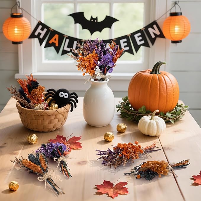 12/24 PCS Charming Dried Flowers Bouquet - Image 6
