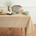Solino Home Beige Linen Tablecloth 60 x 90 Inch by SolinoHome