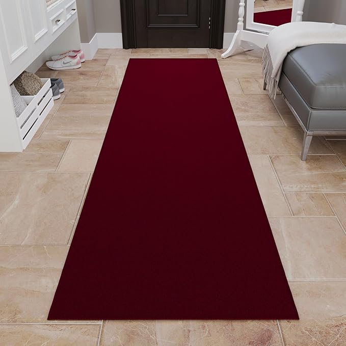 Sweet Home Stores SH Non-Slip Solid Rubberback Indoor Runner Rug - Image 10