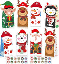 24PCS Christmas Treat Bags, Xmas Cookies Wrapping Gift by Tikitup
