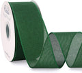 Ribbli Green Burlap Wired Ribbon, 2-1/2” Inch x Continuous 20 Yard, Big Bows by Ribbli