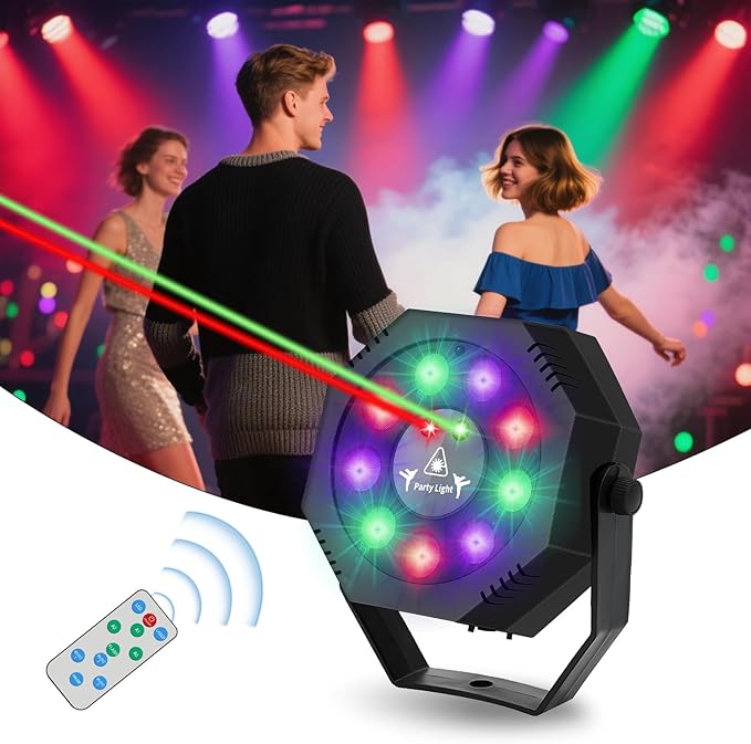 Party Light, Sound Activated DJ Lights - Image 10