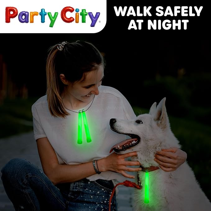 Party City Green Glow Sticks Bulk Pack 6”- 50pk Glow in the Dark Sticks - Image 4