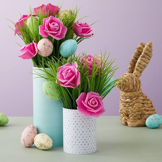 Juvale Artificial Roses - 3 in Heads - Image 3