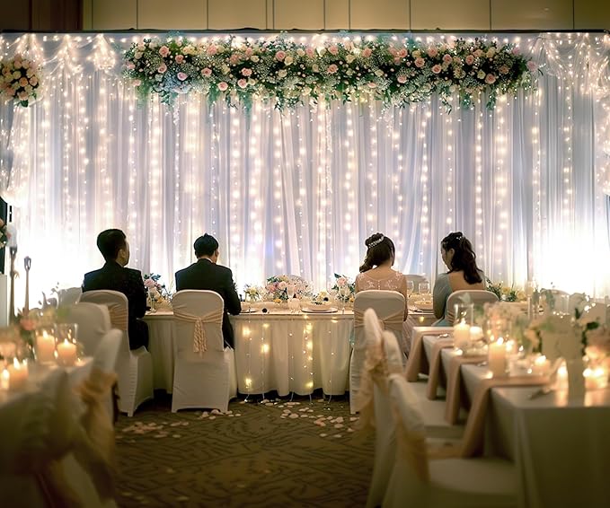 White Tulle Backdrop Curtain - Image 5
