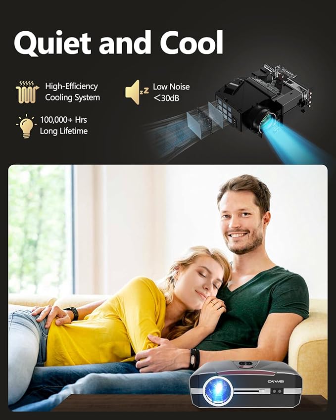 Daylight Projector 4K Ultra HD 2300 High ANSI Smart Home Theater - Image 9