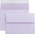 PONATIA 50 Pieces 5x7 Envelopes, Lilac A7 Envelopes Self Seal by ponatia