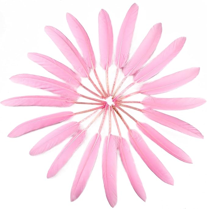 FeelfunFeather 120pcs Goose Cochettes Feather Natural Bulk 4-6 inch 10-15cm - Image 3