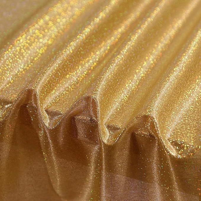 Fitable Gold Sequin Tablecloth for Parties 54x54 Inch - Image 2