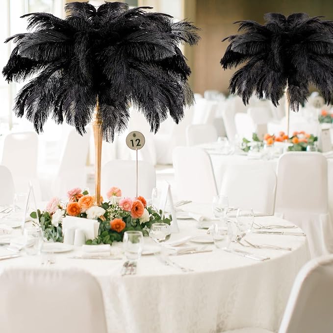 Retrowavy 30 Pcs 18-20 Inch Large Natural Ostrich Feathers Bulk - Image 3