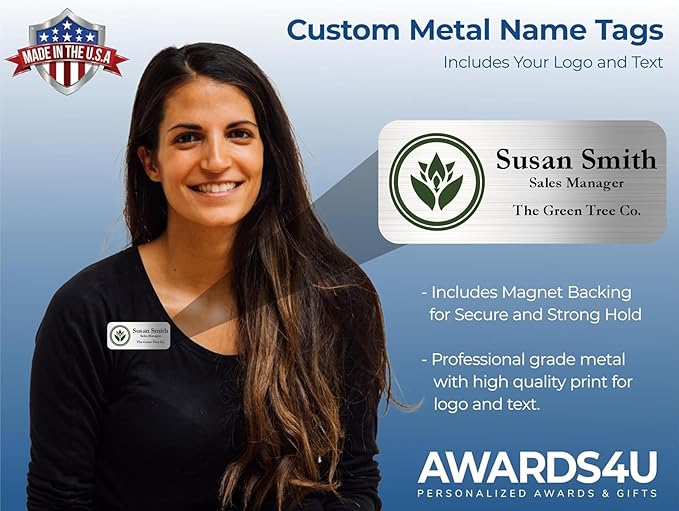 Custom Name Tag with Logo - Image 2