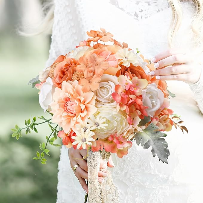 Artificial Flowers Combo for DIY Wedding Bouquets Combo Centerpieces - Image 3