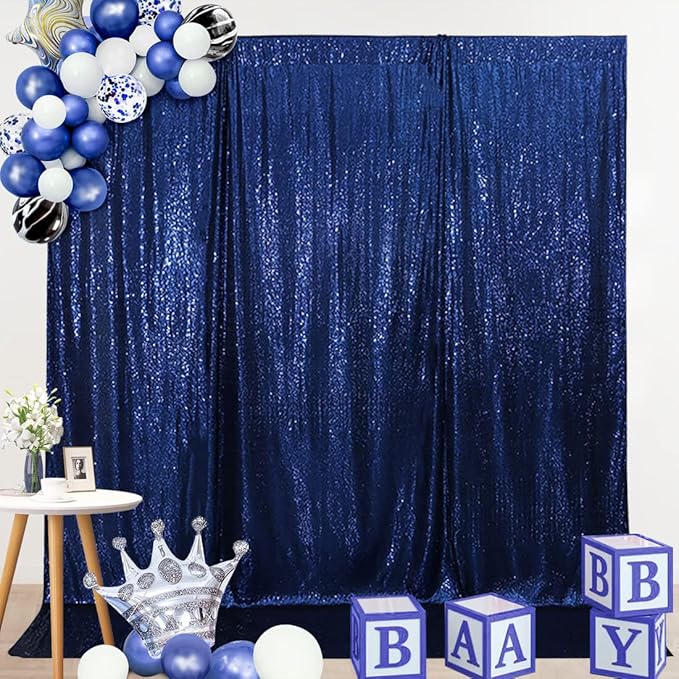SquarePie Sequin Backdrop Not See Through Thick Stain Background by SquarePie